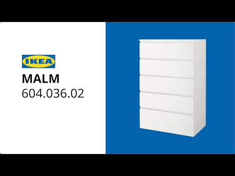 IKEA MALM Chest of 6 drawers assembly instructions