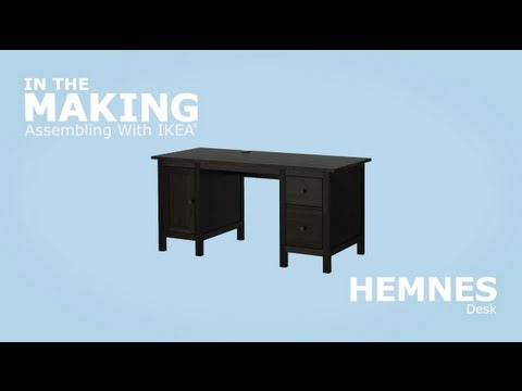 IKEA HEMNES Desk Assembly Instructions