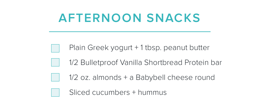 Afternoon Snacks