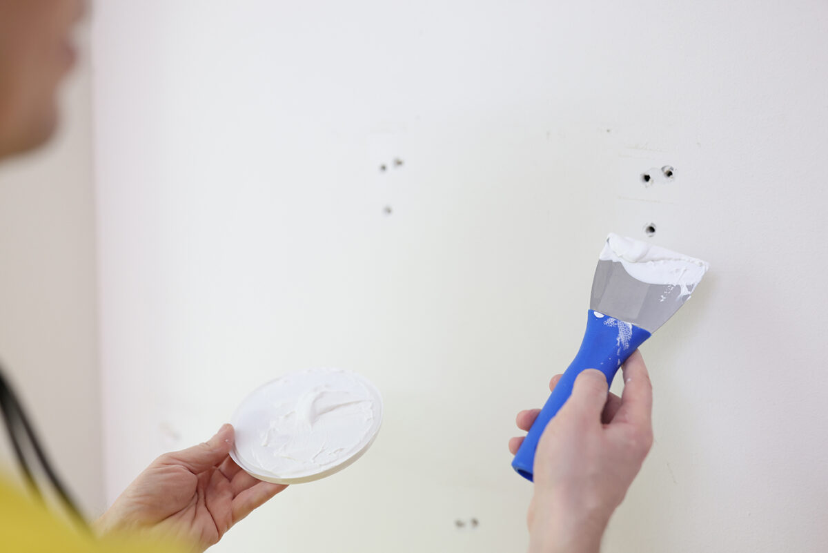 How to Repair Tiny Thumb Tack Holes in Your Wall