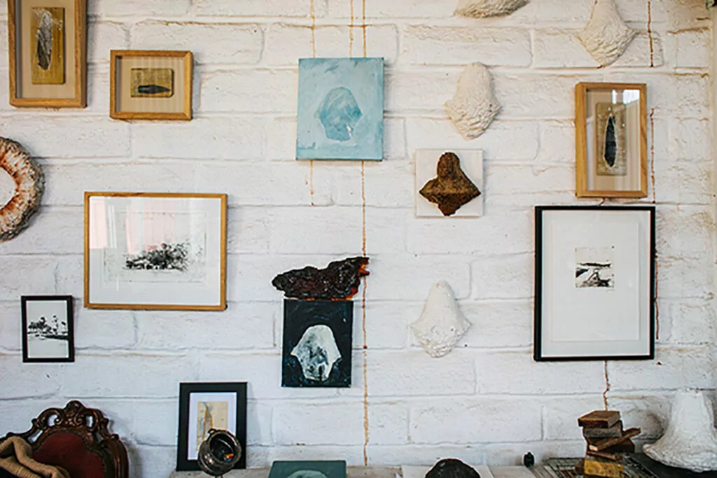 How to Hang Decor on Brick or Stone Without Drilling